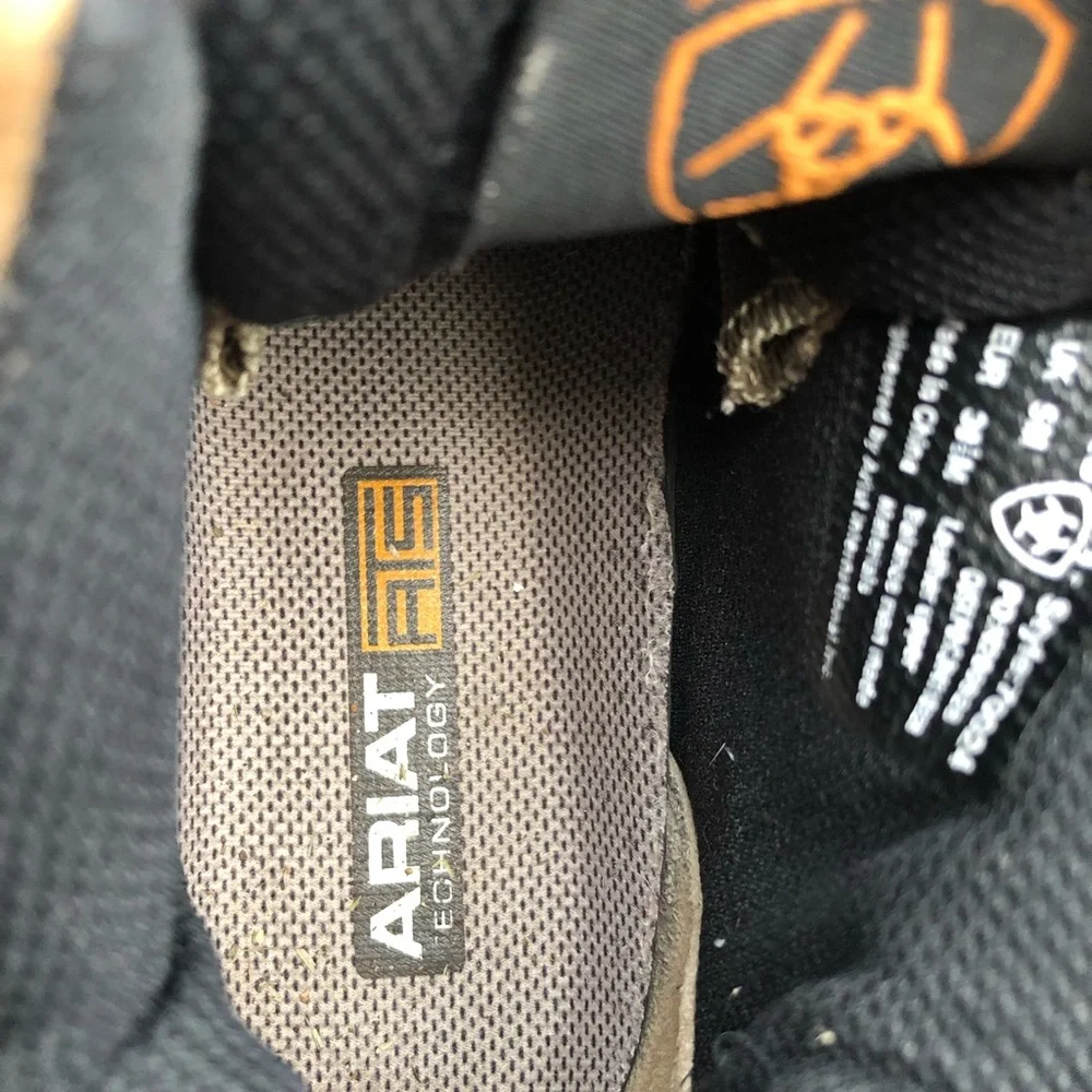 ARIAT Terrain ATS Style 70024 Brown Leather Hiking Work Boots Women’s Size 7.5B - Picture 12 of 13